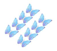 SOLUSTRE 8pcs Butterfly Hair Clip Mini Cute Stainless Steel Non-slip Secure Hold Blue Butterfly Shaped Hair Accessories for Women and Little Party Banquet