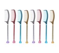 SOLUSTRE 8pcs Comb-shaped Writing Pen Gel Ink Pens Plastic Easy to Hold Save Effort for Writing Fun Household Sign for Office Work and Schools