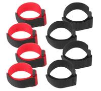 SOLUSTRE 8pcs Crowing Proof Neck Belt Stop-screaming Bands Easy to Use Reduce Crowing Nylon Poultry Collars for Rooster