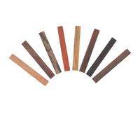SOLUSTRE 8pcs DIY Wood Turning Pen Blanks Set, Exotic Mixed Wood Craft Supplies for Woodturning Projects, Unfinished Wooden Pen Blanks for Handmade Crafts