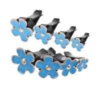 SOLUSTRE 8pcs Metal Daisy Car Vent Clips with Precision Craftsmanship, Easy Installation, Unique Floral Air Fresheners for Car Air Vents, Charming Accessories for Women and Girls