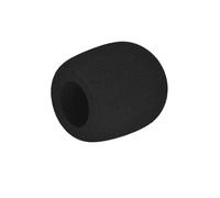 SOLUSTRE 8pcs Microphone Sponge Covers Wind Screens Black Replacement Cushions Noise Reduction Soft Sponge Material for Microphone Use in News Interviews and Ktv
