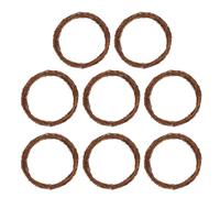 SOLUSTRE 8pcs Natural Rattan Wreaths for Crafts, Handwoven Willow Grapevine Wreaths with Rustic round Shape, Environmentally Conscious Design for DIY Craft Projects and Party Setups