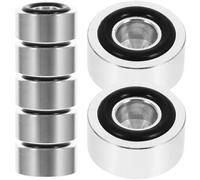 SOLUSTRE 8pcs Speaker Pads Amplifier Cabinet Leg Pad Isolation Stand Lightweight High Durability Aluminum Alloy Silver for Home Audio Speaker Accessories