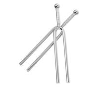 SOLUSTRE A 440hz Guitar Tuning Forks 2pcs Accurate Tuning Tone Silver Aluminium Alloy Musical Accessory for Guitar Players