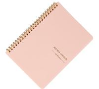 SOLUSTRE A5 Spanish Notepad with PP Cover for Smooth Writing Planner | Pink Simple Cover, Meeting Notes and Ideas, Travel Journaling, for Staff Planners and Organizers