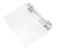 SOLUSTRE Acrylic Binder Cover for Notepad and Handbook, Easy to Clean and Reusable Plastic Material with Exquisitely Crafted Style, for School and Office Use