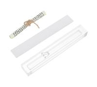 SOLUSTRE Acrylic Mezuzah Case for Entry Door with Quick Installation and Blessing Symbol, Elegant Judaica Mezuzah Holder for Jewish Home Blessing Art, for Housewarmings and Holidays