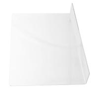 SOLUSTRE Acrylic Sink Splash Guard Edge Protector for Kitchen Counter with Firm Edge Attachment and Blocks Excess Water, for Dishwashing and Rinsing, 35cm Splash Guard for Wash Basin