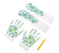 SOLUSTRE Acupressure Reflexology Socks Includes English with Massage Tools Unblocking Energy Pathways and Promoting Overall Body Health Made of Sturdy Polyester for Foot Massage