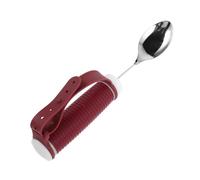 SOLUSTRE Adaptive Spoon for Stroke Patients and Disabled Adults with Bendable Stainless Steel Head, Silicone Non-Slip Handle, Lightweight Portability, Comfortable Grip for Inclusive Dining