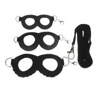 SOLUSTRE Adjustable Black Sugar Glider Harness Leash, Bite-resistant Little Pet Traction Rope for Outdoor Use, Lightweight Small Animal Hauling Strap Suitable for Sugar Gliders