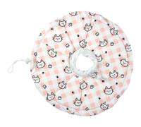 SOLUSTRE Adjustable Cat Collar Waterproof Fabric Soft Cone for Cats and Dogs after Surgery, Prevents Chewing and Scratching without Blocking Sight or Movement