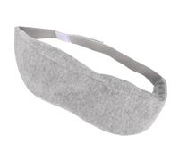 SOLUSTRE Adjustable Travel Blindfold Eye Mask with 3D Memory Foam and Fleece Material, Block Out Light for Comfortable Sleep Without Pressure on Eyes, for Travel and Meetings