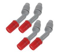 SOLUSTRE Agricultural Spray Nozzles Suitable for 3l 5l 8l Knapsack Sprayers Practical and Convenient Installation 4pcs Plastic Replacement Nozzle Set with Conical Design for Gardening
