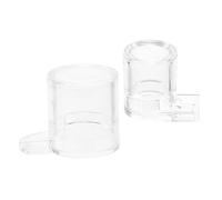 SOLUSTRE Ant Water Feeder Bowls Easy to Wash 2pcs Acrylic for Water Access Small Pet Bowls Suitable for Ants and Beehives for Reptile and Insect Habitat Feeding