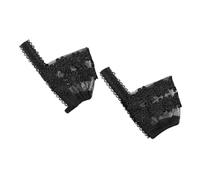 SOLUSTRE Anti-drop High Heels Shoelaces Lace Design Shoe Straps for Women Non-slip Heel Grips Lightweight and Portable Fixers for Secure Fit High-heeled Shoes