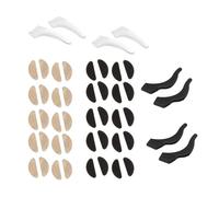 SOLUSTRE Anti-slipping Silicone Glasses Nose Pads to Reduce Nose Burden and Fixing Glasses, White Colour, Suitable for Gymnastics and Kicking A Ball,