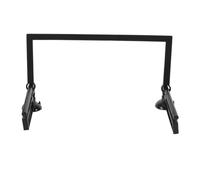 SOLUSTRE Aquarium Plant Holder Floating with Adjustable Height, Black Abs Material, Easy Installation, Versatile Compatibility for Freshwater and Saltwater Habitats, Prevents Floating