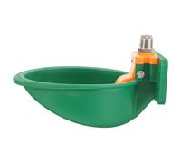SOLUSTRE Automatic Waterer Plastic Cow and Pig Drinking Water Bowl with No Rust Feature round Shape for Farm Use Sturdy Animal Water Dispenser