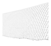 SOLUSTRE Badminton Net Portable Standard Ball Sports Netting, Polypropylene Fibre, Black, Small Mesh, Easy Fix, Indoor and Outdoor Use, for Practising Badminton