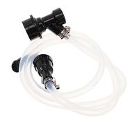 SOLUSTRE Ball Lock Line Assembly with Leak Clamps Hose for Homebrew Keg Tap Portable Draft Dispenser Kit for Parties Weddings Bbqs Smooth Flow Beer Faucet Connection