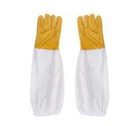 SOLUSTRE Beekeeping Sheepskin Protective Gloves Xl White Lightweight Work Gloves for Home and Outdoor Use Flexible Beekeeper Tool for Hand Safety and Comfort