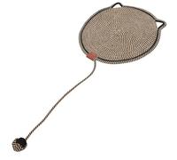 SOLUSTRE Black 1 Kitten Scratcher Replaceable Scratching Board Indoor Cat Pad round Cotton Wear-resistant Decorative Lovely Shape Design Protect Furniture for Indoor Cats