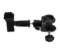 SOLUSTRE Black and Easy Removal Build Metal Installation Microphone Clip Holder with Flexible Microphone Stand Use for Musicians Suitable for Settings