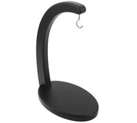 SOLUSTRE Black Bamboo Fruit Organizer Stand with Stable Construction and Easy Maintenance, Open Style Sl anana Holder for Kitchen Countertop, Modern Elegant Design for Indoor Use