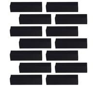 SOLUSTRE Black Lipstick Wrapping Boxes Elegant Design Made of Black Cardboard 50pcs Protect Lip Balm and Lipstick for Dressing Table or Salon Storage