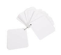 SOLUSTRE Blank Index Cards with Double-Sided and Binder Rings Multipurpose Flash Cards for Study DIY Notes Vocabulary Learning for Adults and Portable and Easy to Organize