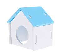 SOLUSTRE Blue Hamster Sleeping House for Gerbils and Small Pet Animals, Pvc Material with Cozy Sleeping Environment and Long Serving Life, Pet Hamster Plaything and Resting Nest