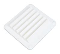 SOLUSTRE Boat Louvered Vent Nylon 141x125x15mm Marine Ventilation Panel | Easy Replacement for Duct Vents and Rv Side Panels, Debris Blocking, Yacht Accessory for Boat Owners