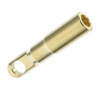SOLUSTRE Brass Car Audio Terminal: Amplifier And Speaker Wiring Connector - O Shape Metal Crimp Connector - Amplifier Power Cable Terminal For 8-10GA Wire
