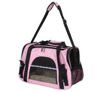 SOLUSTRE Breathable Cat Bag Carrier Backpack for Small Pets and Cats, Foldable Soft Sided Oxford Cloth Handbag with Comfortable Ride Feature, for Travel and Car Travel