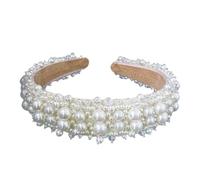 SOLUSTRE Bridal Headwear Lightweight White Spinning Hair Clasp Delicate Luxurious Bride Hair Accessory for Holiday Celebration
