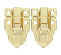 SOLUSTRE Cabinet Hardware 2Pcs Duckbill Toggle Hasp Latch Spring Loaded for Wooden Jewelry Box Toolbox and Restoration Crafts with Iron Material