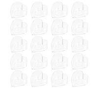 SOLUSTRE Candle Containers for Candle Making Flame-Retardant Shells 20pcs Practical and Elegant Design Suitable for Living Room and Bedroom Use