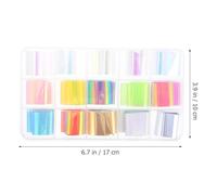 SOLUSTRE Candy Wrapper Paper for Nougat and Candy Packaging, 2 Boxes Colorful Broken Glass Design, Suitable for DIY Biscuit and Candy at Home