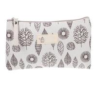 SOLUSTRE Canvas Cosmetic Organizer Bag with Zipper Design, Multi-Functional Toiletries Storage Pouch Made of Sturdy Canvas, for Travel and Business Trip Essentials