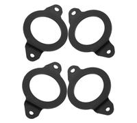 SOLUSTRE Car Door Speaker Brackets with Factory Look Finish 4pcs Plastic Spacer Rings Stackable Design for Automotive Front Door Audio Upgrade for Professional Upgrades and DIY