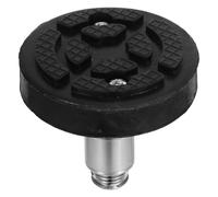 SOLUSTRE Car Lift Pad Rubber Replacement Accessory for Vehicle Lifting Machine round Shape and Black Colour, Easy to Install Protective Rubber Floor Jack Adapter Suitable for Workshop