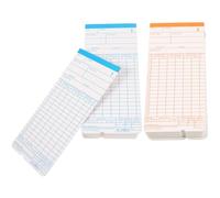 SOLUSTRE Cards Attendance Time Cards Paper 3.5x2.5 Inch Sturdy Design Tracking Attendance Records for Office Employees and Multiple Staffs
