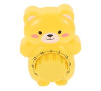 SOLUSTRE Cartoon Animal Kitchen Timer Mechanical Cooking Timer Abs Material Cute Bear Shape for Baking Cooking and Household Use