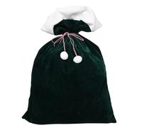 SOLUSTRE Christmas Drawstring Gift Bag: 50x70cm Santa Claus Present Sack For Holiday Party Favors - Large Capacity Xmas Candy Pouch Reusable Wrapping Bag