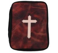 SOLUSTRE Church Ritual Supplies Bag Polyester Carrying Case for Baptism | Individualised Sections for Bible, Chalice and Holy Water Bottle, Heavy Inner Padding with Soft Barriers, Subtle Cross Motif