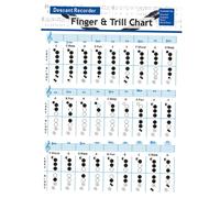 SOLUSTRE Clarinet Finger Guide Chart Useful Clarinet Chord Chart Music Chord Poster Learning Guide