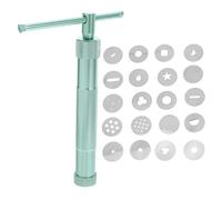 SOLUSTRE Clay Extruder with Precision Extrusion Design Stainless Steel and Ergonomic Handle and Cake Fondant Decorating Tool for Polymer Clay Craft for Incense Making and Craft Projects