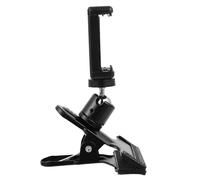 SOLUSTRE Clip Phone Holder for Guitar Headstock with Clip-on Design and Plastic Material, Easy to Use Mobile Phone Holder Suitable for Playing Guitar and Daily Life